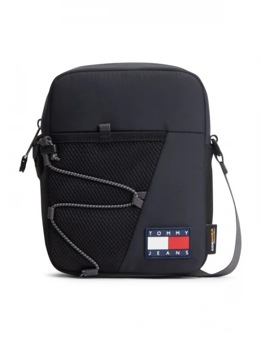 Obrázek produktu Tommy Jeans Taška přes rameno 'Outdoor Pocket' námořnická modř / červená třešeň / černá / bílá