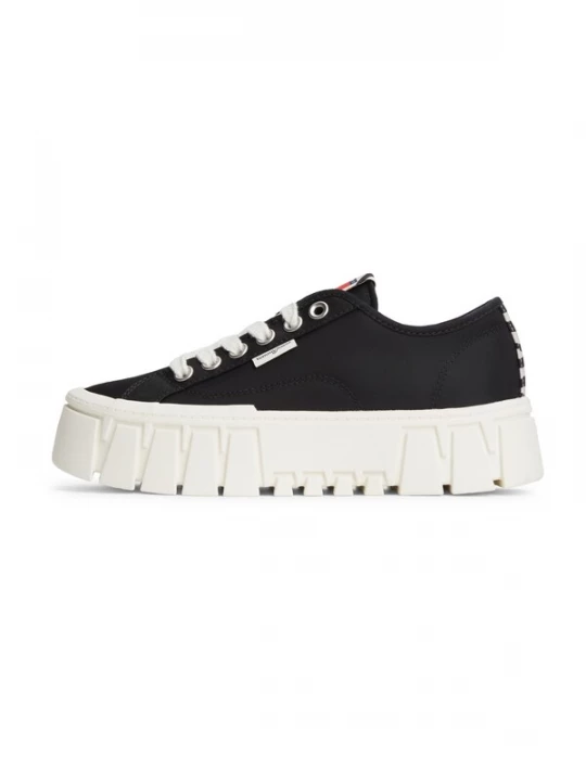 Obrázek produktu Tommy Jeans Tenisky 'Zebra Print Logo Platform Cupsole' černá