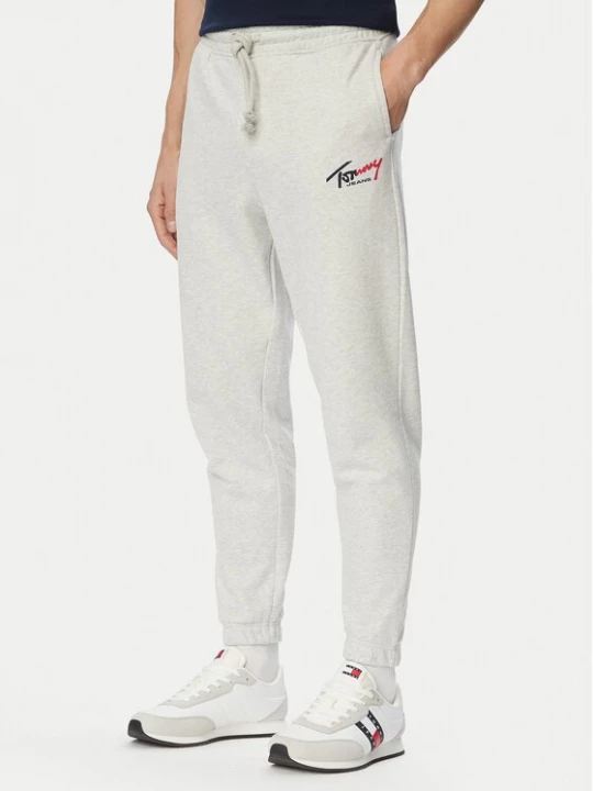 Obrázek produktu Tommy Jeans Teplákové kalhoty DM0DM23903 Světle šedá Regular Fit
