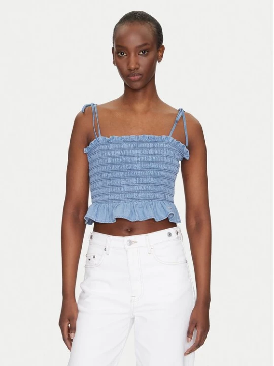 Obrázek produktu Tommy Jeans Top DW0DW20284 Modrá Regular Fit