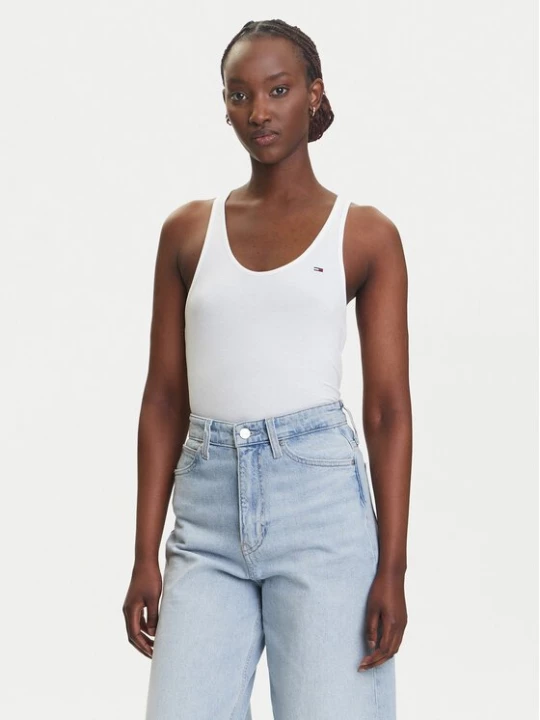 Obrázek produktu Tommy Jeans Top DW0DW20917 Bílá Regular Fit