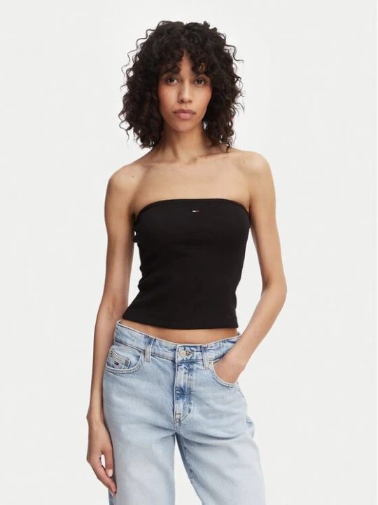 Obrázek produktu Tommy Jeans Top DW0DW22263 Černá Slim Fit