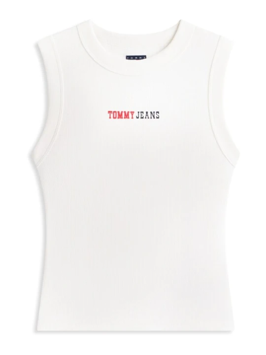 Obrázek produktu Tommy Jeans Top 'ESS' červená / černá / bílá