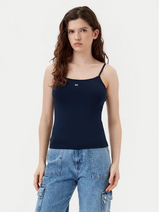 Obrázek produktu Tommy Jeans Top Essential DW0DW20675 Tmavomodrá Slim Fit