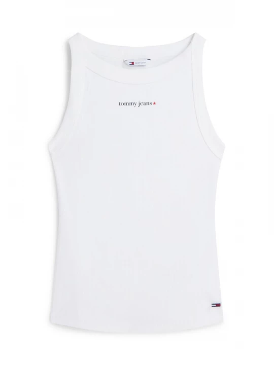 Obrázek produktu Tommy Jeans Top 'Logo Slim Tank' námořnická modř / bílá