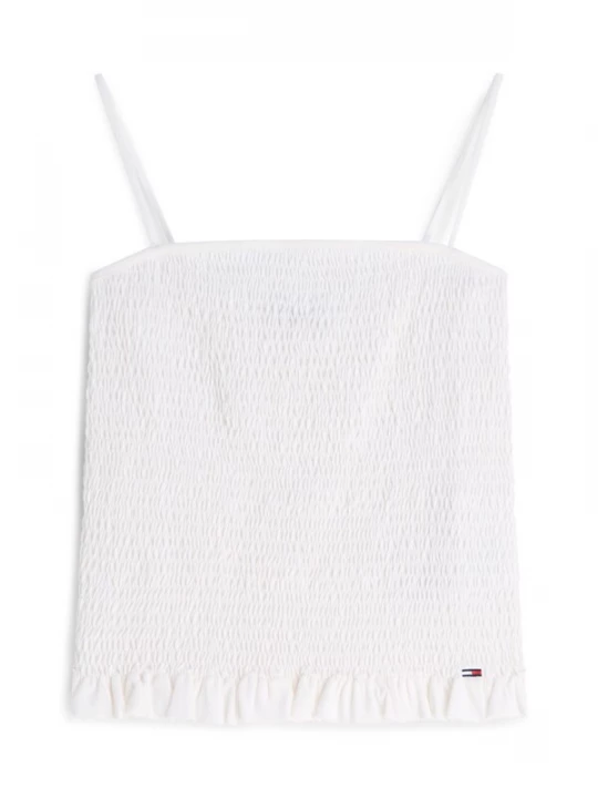 Obrázek produktu Tommy Jeans Top 'Smock Slim Strap' bílá