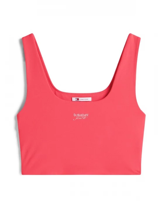 Obrázek produktu Tommy Jeans Top světle červená / stříbrná