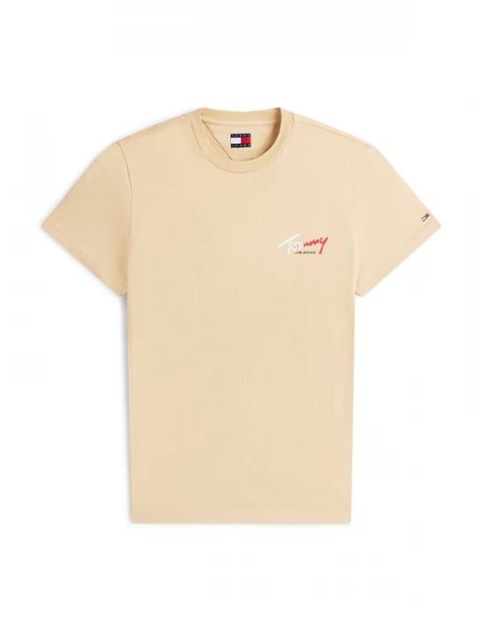 Obrázek produktu Tommy Jeans Tričko béžová / červená / bílá