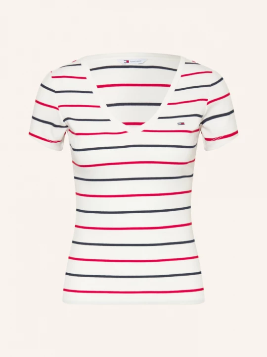 Obrázek produktu Tommy Jeans Tričko bílá / červená / tmavě modrá