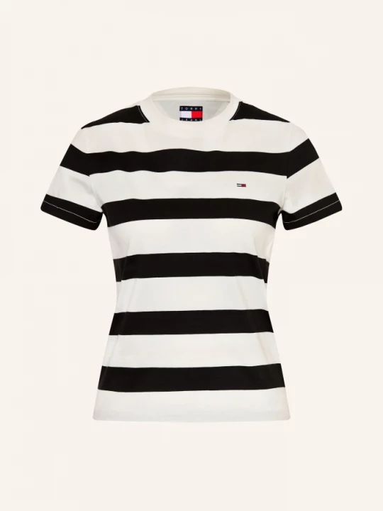Obrázek produktu Tommy Jeans Tričko černá / bílá