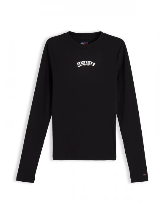 Obrázek produktu Tommy Jeans Tričko 'ESS' černá / bílá