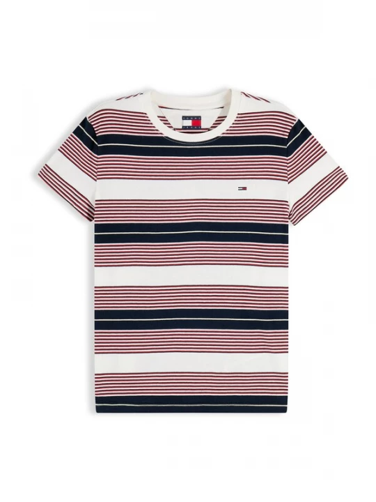 Obrázek produktu Tommy Jeans Tričko 'ESS' námořnická modř / červená / bílá