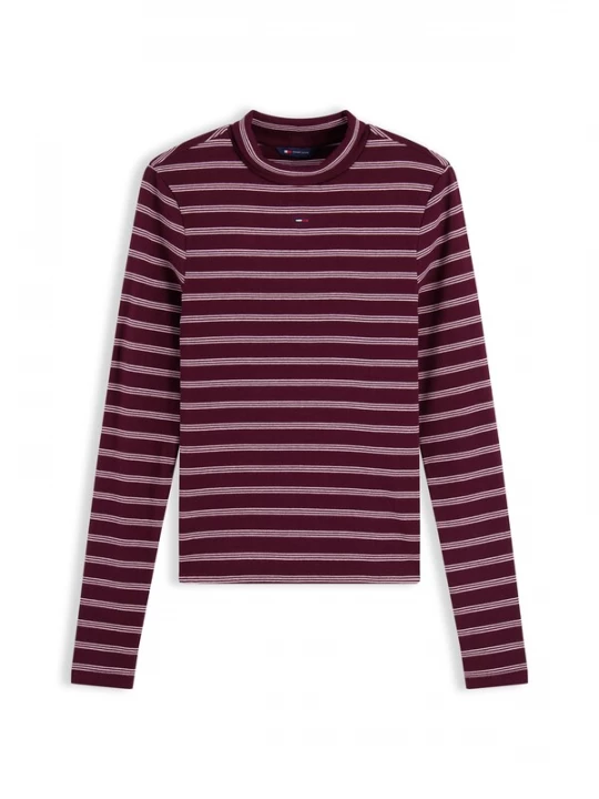 Obrázek produktu Tommy Jeans Tričko 'Essential' růže / vínově červená