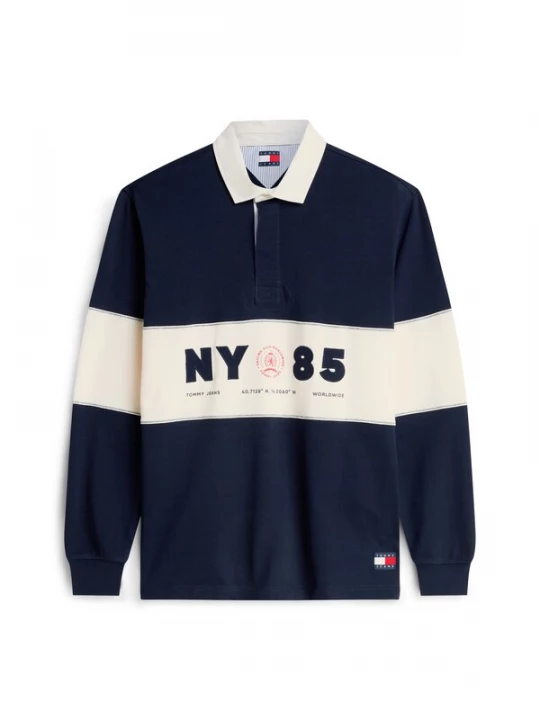 Obrázek produktu Tommy Jeans Tričko námořnická modř / světle červená / offwhite