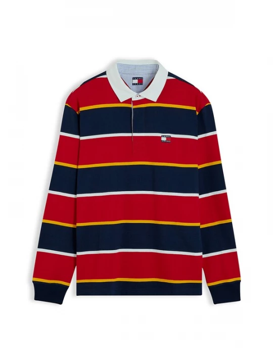 Obrázek produktu Tommy Jeans Tričko námořnická modř / žlutá / červená / bílá