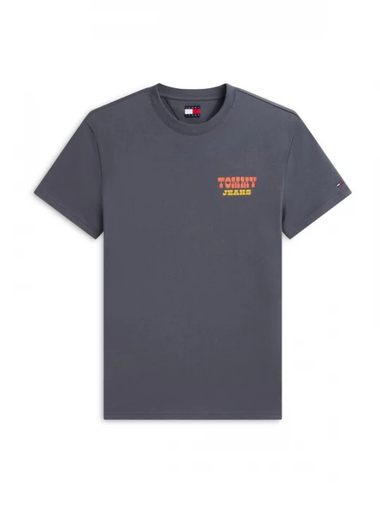 Obrázek produktu Tommy Jeans Tričko opálová / žlutá / tmavě šedá / jasně červená