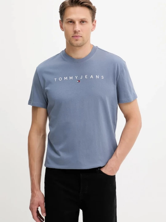 Obrázek produktu Tommy Jeans tričko pánské bavlněné modrá