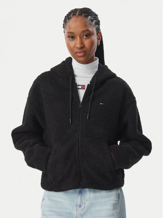 Obrázek produktu Tommy Jeans Umělá kožešina Teddy DW0DW23291 Černá Regular Fit