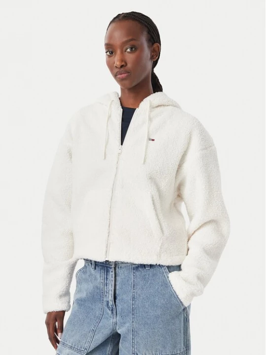 Obrázek produktu Tommy Jeans Umělá kožešina Teddy DW0DW23291 Krémová Regular Fit