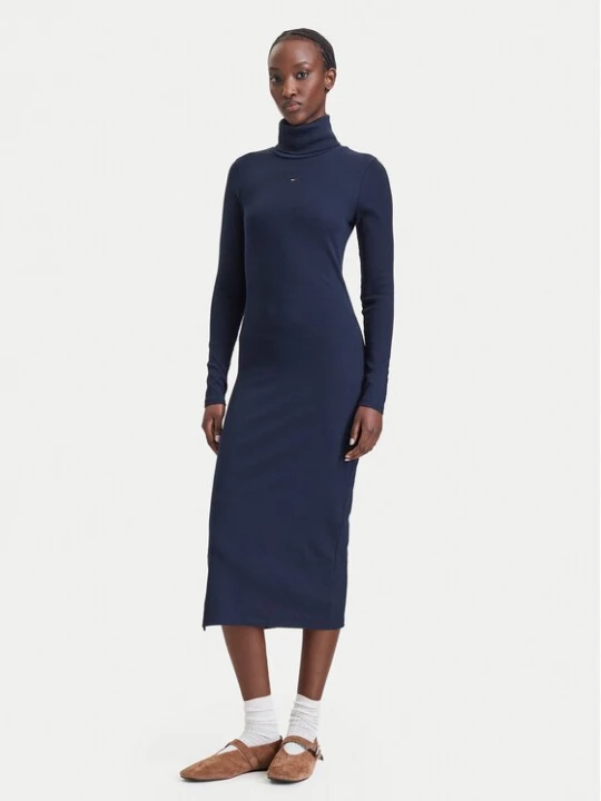 Obrázek produktu Tommy Jeans Úpletové šaty Bodycon DW0DW23320 Tmavomodrá Slim Fit