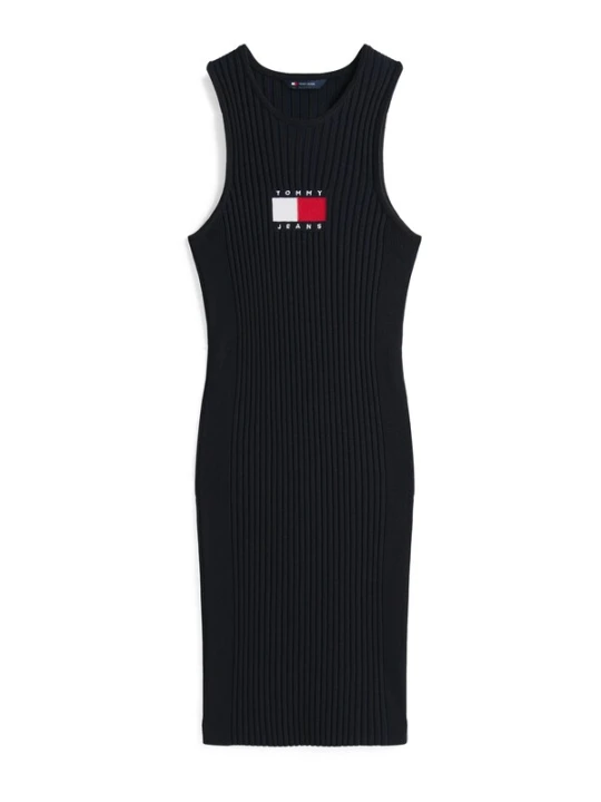 Obrázek produktu Tommy Jeans Úpletové šaty červená / černá / bílá