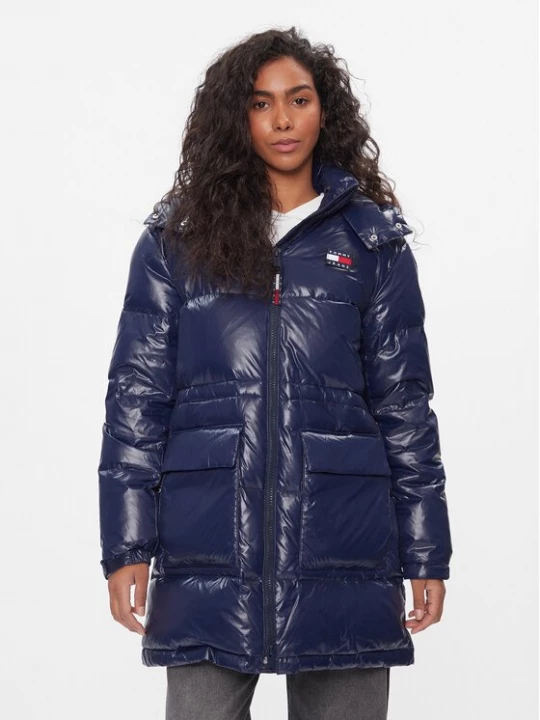 Obrázek produktu Tommy Jeans Vatovaná bunda Alaska DW0DW16573 Tmavomodrá Regular Fit