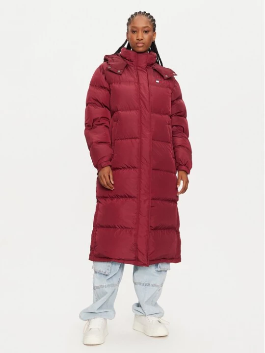 Obrázek produktu Tommy Jeans Vatovaná bunda Alaska DW0DW18860 Bordó Regular Fit