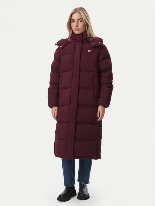 Obrázek produktu Tommy Jeans Vatovaná bunda Alaska DW0DW18860 Bordó Regular Fit