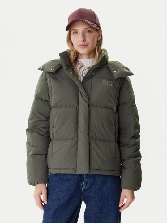 Obrázek produktu Tommy Jeans Vatovaná bunda Alaska DW0DW21623 Zelená Relaxed Fit