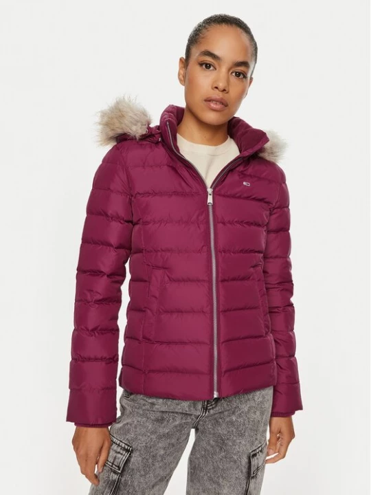 Obrázek produktu Tommy Jeans Vatovaná bunda Basic DW0DW18312 Červená Slim Fit