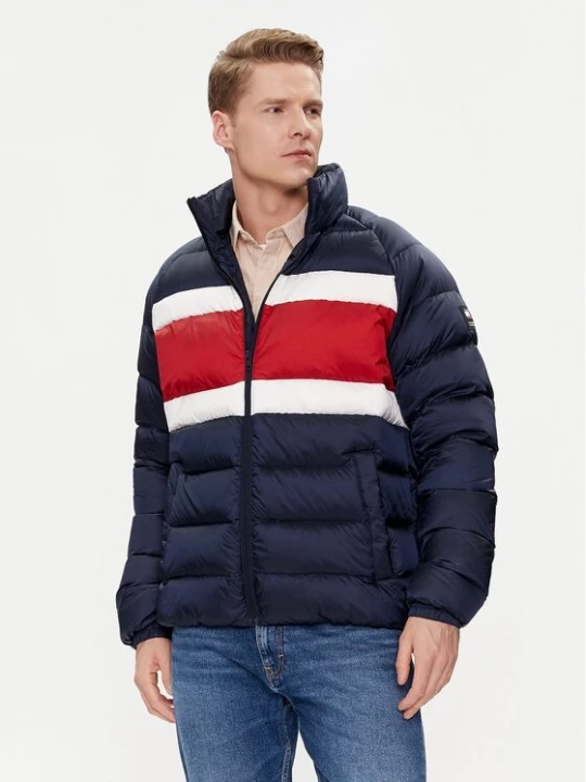 Obrázek produktu Tommy Jeans Vatovaná bunda DM0DM18012 Tmavomodrá Regular Fit
