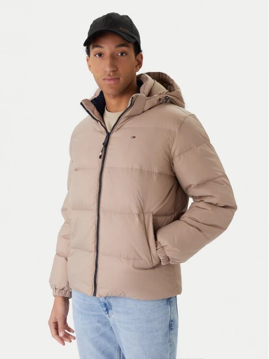 Obrázek produktu Tommy Jeans Vatovaná bunda Essential DM0DM19786 Béžová Regular Fit