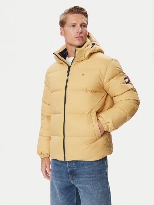 Obrázek produktu Tommy Jeans Vatovaná bunda Essential DM0DM19786 Béžová Regular Fit