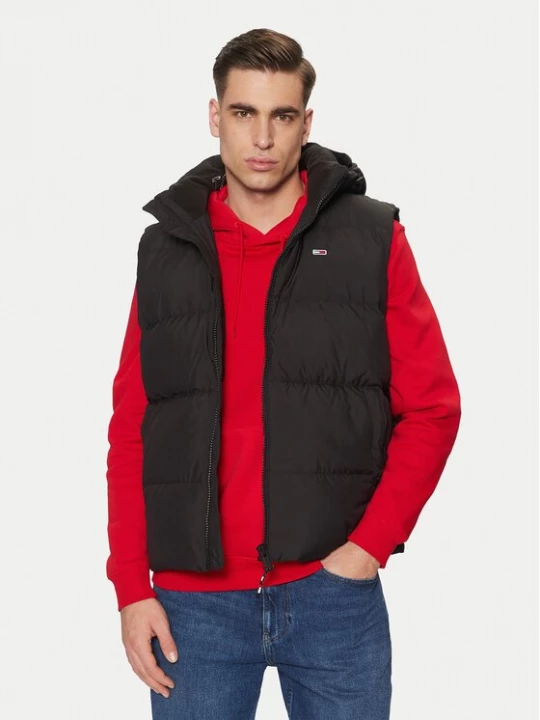 Obrázek produktu Tommy Jeans Vesta Essential DM0DM20465 Černá Regular Fit