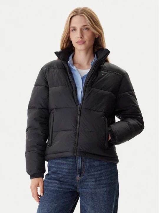 Obrázek produktu Tommy Jeans Zimní bunda DW0DW21619 Černá Relaxed Fit