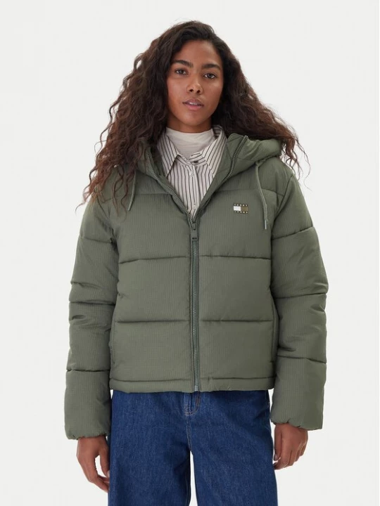 Obrázek produktu Tommy Jeans Zimní bunda DW0DW21625 Zelená Regular Fit