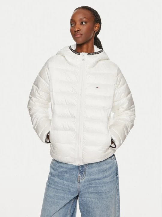 Obrázek produktu Tommy Jeans Zimní bunda Tape DW0DW18308 Bílá Regular Fit