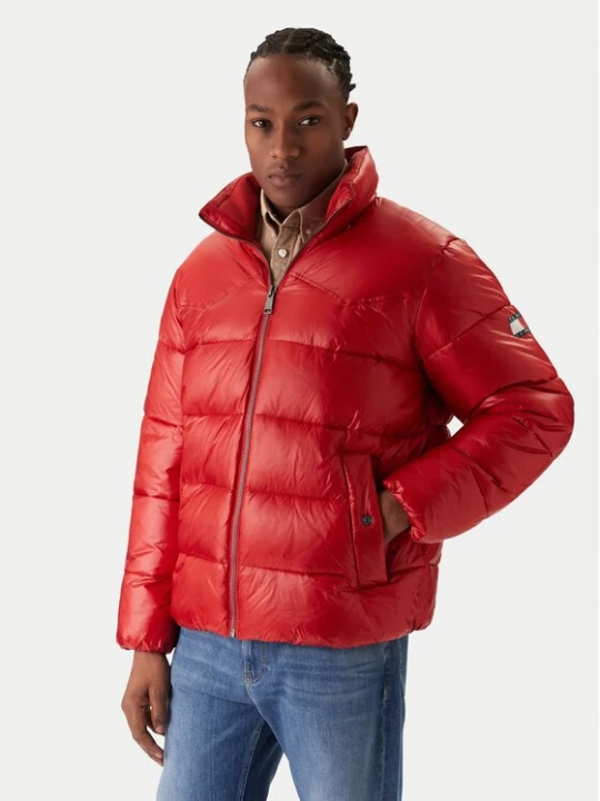 Obrázek produktu Tommy Jeans Zimní bunda Western DM0DM22286 Červená Regular Fit