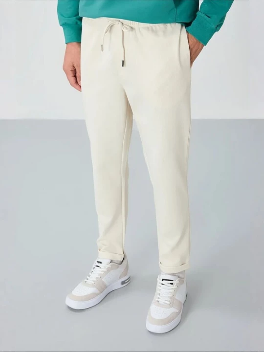 Obrázek produktu Tommy Life Sportovní kalhoty 'Jogginghose' krémová