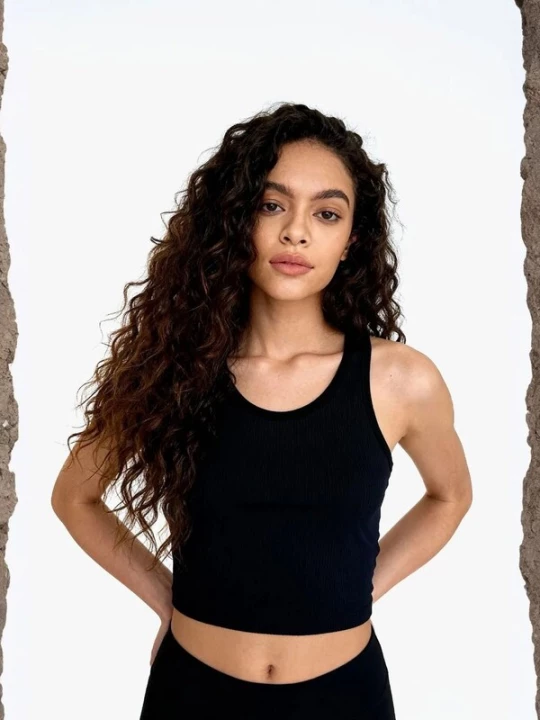 Obrázek produktu Tommy Life Top 'Crop Top' černá
