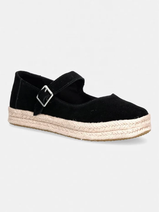 Obrázek produktu Toms espadrily Mary Jane dámské semišové CAROLINA MARY JANE černá