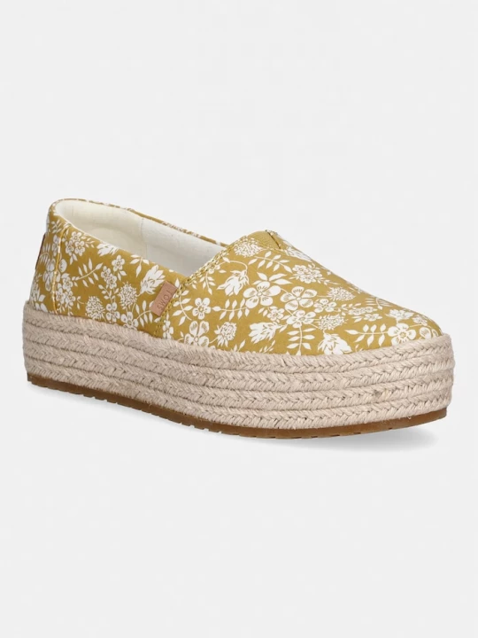 Obrázek produktu Toms espadrily na platformě dámské VALENCIA žlutá