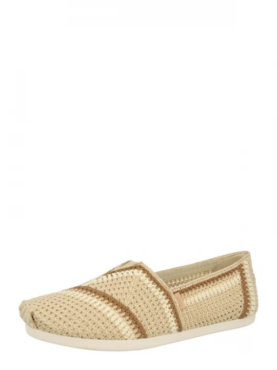 Obrázek produktu TOMS Slipper 'ALPARGATA CLASSIC' krémová / tmavě béžová / hnědá