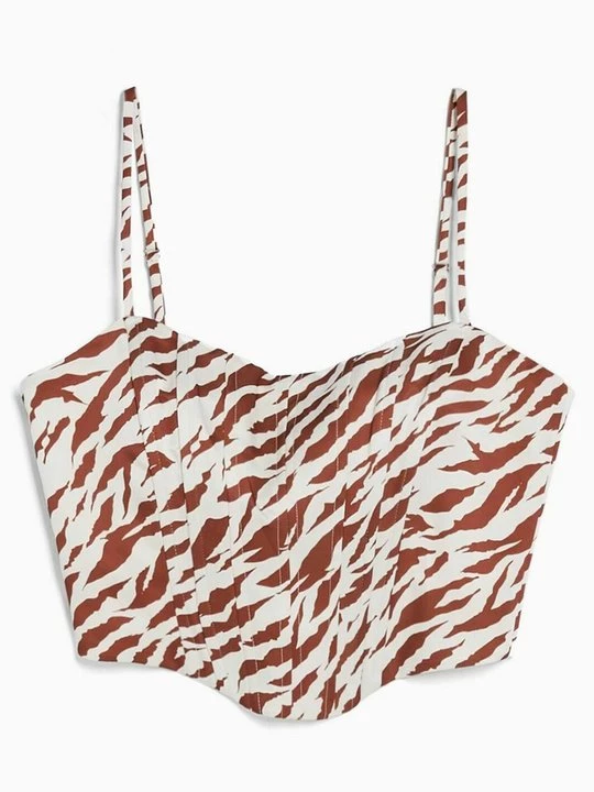 Obrázek produktu Top Bershka hnědá