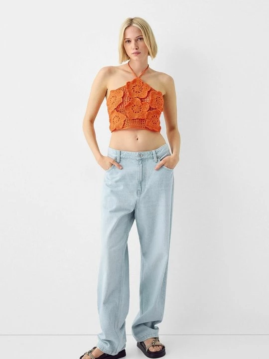 Obrázek produktu Top Bershka oranžová