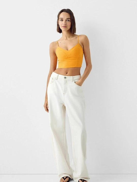 Obrázek produktu Top Bershka oranžová