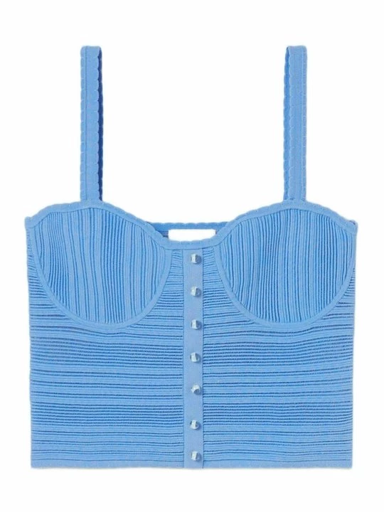 Obrázek produktu Top CLAUDIE PIERLOT melírovaná světle modrá