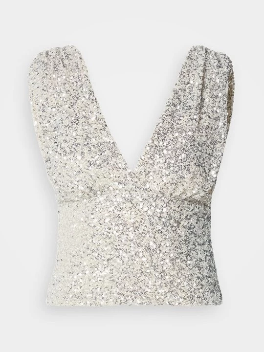 Obrázek produktu Top Gina Tricot stříbrná