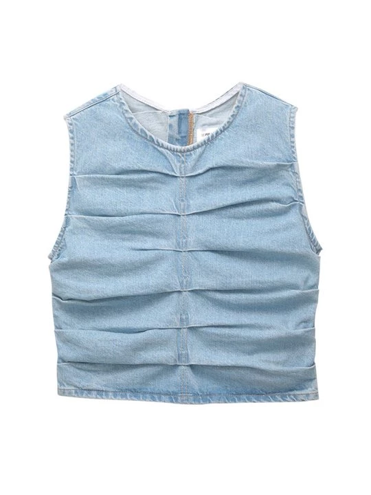 Obrázek produktu Top PULL&BEAR modrý denim
