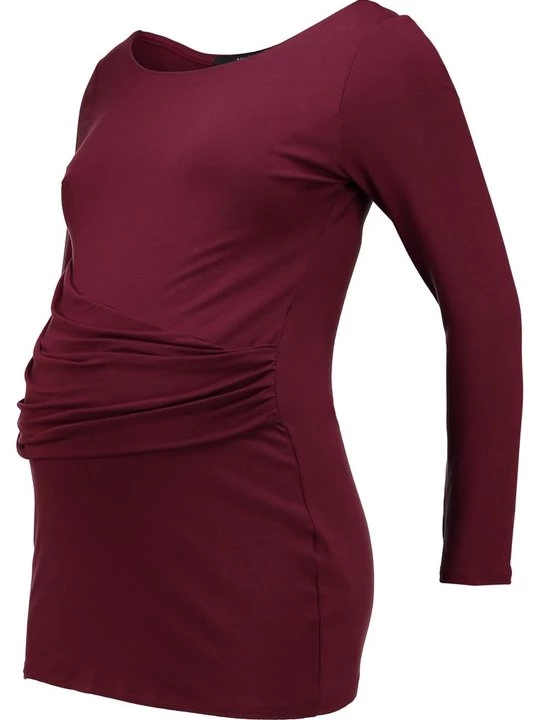Obrázek produktu Top s dlouhým rukávem 9Fashion bordeaux